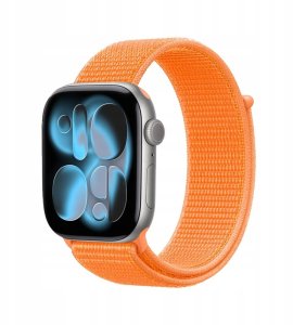 Crong Crong Nylon - Pasek sportowy do Apple Watch 38/40/41/42 mm (Tropical Orange) 5