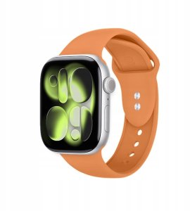 Crong Crong Liquid - Pasek do Apple Watch 38/40/41/42 mm (pomarańczowy) 5