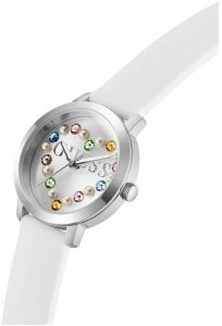 Zegarek Guess Zegarek damski GW0998L1 CYRKONIE biały 6