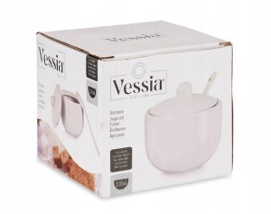 Cukierniczka ceramiczna z łyżeczką Vessia- ID79849 - 4