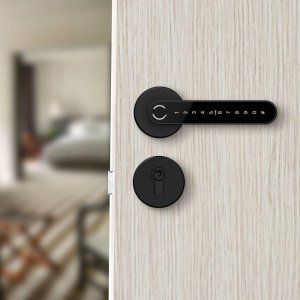 PSG Klamka Elektroniczna Inteligentny Zamek do drzwi LUMA TUYA Kod Odcisk WiFi 12