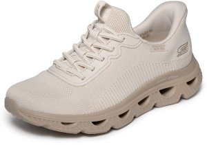 Skechers Skechers damskie sneakersy Slip-In BOBS ARC WAVES 117629 NAT 41 6