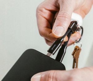 Kabel USB Nomad Goods Inc. NOMAD ChargeKey - kompaktowy kabel USB-C - USB-C 7