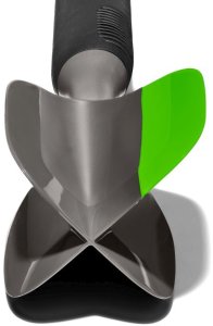 Rozdrabniacz Oxo Rozdrabniacz ręczny OXO Good Grips do guacamole czarny-zielony 4 ostrza 2