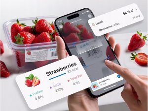 Waga kuchenna Renpho Scale Calibra 1l Smart Nutrition czarny PEU-R-T001-BK PEURT001BK (PEU-R-T001-BK) 7