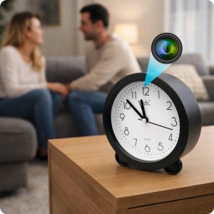 Kamera IP Spreest MINI KAMERA WIFI SZPIEGOWSKA W ZEGARKU CZUJNIK RUCHU PODGLĄD NA TELEFON 2