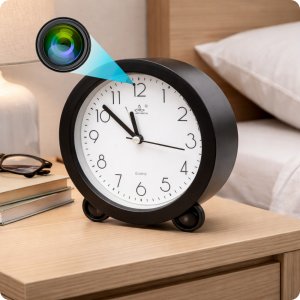 Kamera IP Spreest MINI KAMERA WIFI SZPIEGOWSKA W ZEGARKU CZUJNIK RUCHU PODGLĄD NA TELEFON 4