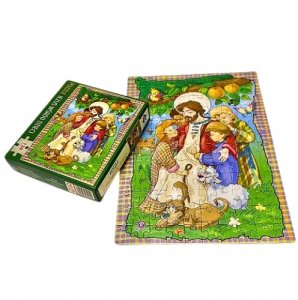 Wydawnictwo Diecezjalne i Drukarnia w Sandomi Puzzle 120 - Jezus wśród dzieci 2
