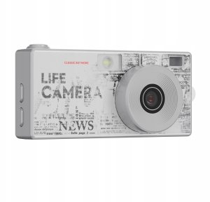 Kamera cyfrowa Xrec Mini Aparat Kamera Retro Video 2k Wisiorek Breloczek + Karta 32gb / Xrec X9 / Szary 2