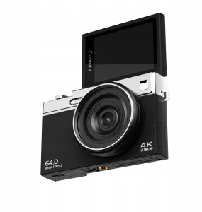 Aparat cyfrowy Xrec Aparat Cyfrowy 64mp / 4k / 16x Zoom / Obrotowy Ekran Lcd 2,88" / Xrec C77 / Czarny 2