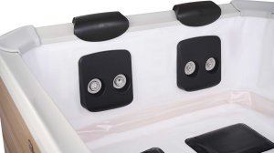 SPA ogrodowe MSpa Basen z hydromasażem sztywny Amber MSpa 6 osób SPA Bąbelki 13