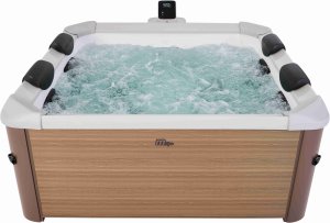 SPA ogrodowe MSpa Basen z hydromasażem sztywny Amber MSpa 6 osób SPA Bąbelki 14