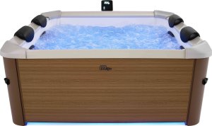 SPA ogrodowe MSpa Basen z hydromasażem sztywny Amber MSpa 6 osób SPA Bąbelki 15