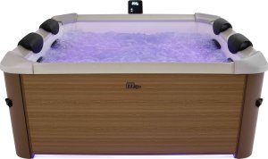 SPA ogrodowe MSpa Basen z hydromasażem sztywny Amber MSpa 6 osób SPA Bąbelki 16