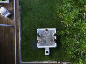 SPA ogrodowe MSpa Basen z hydromasażem sztywny Amber MSpa 6 osób SPA Bąbelki 21