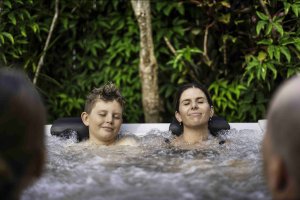 SPA ogrodowe MSpa Basen z hydromasażem sztywny Amber MSpa 6 osób SPA Bąbelki 25