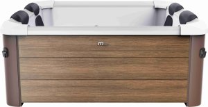 SPA ogrodowe MSpa Basen z hydromasażem sztywny Amber MSpa 6 osób SPA Bąbelki 3