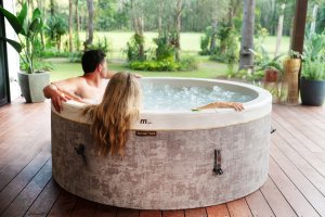 SPA ogrodowe MSpa Basen z hydromasażem sztywny Cocoon-Eco* 6 osób SPA Bąbelki 7