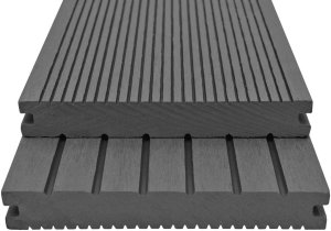 vidaXL vidaXL Deska Tarasowa 4 pcs Szary Kompozyt drewniano-plastikowy 4