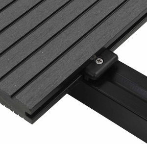 vidaXL vidaXL Deska Tarasowa 4 pcs Szary Kompozyt drewniano-plastikowy 7