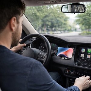 Wozinsky Uchwyt samochodowy Wozinsky WPT-D19 na deske rozdzielczą kompatybilny z MagSafe - szary 4