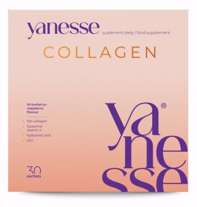 Intenson AronPharma_Yanesse Collagen suplement diety Truskawkowo-Malinowy 30 saszetek 8