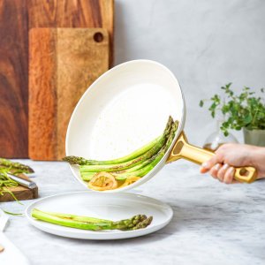 Patelnia Greenpan GreenPan Padova Reserve 2Tlg Frypan Set 20+26cm Cream White 3