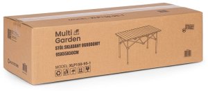 ModernHome Stolik turystyczny składany 95x55 cm kempingowy z torbą czarny MultiGarden EDUKAMP 9