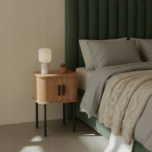 Edaxo Szafka nocna ryflowana SCAVA, 40 x 40 x 53 cm 9
