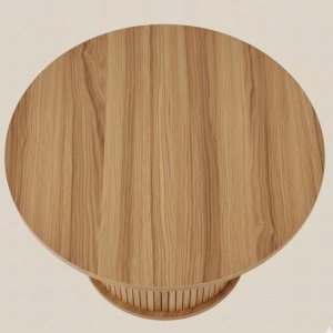Edaxo Stolik kawowy ryflowany SCAVA, Ø 70 x 40 cm 3