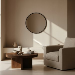 Edaxo Okrągłe lustro ścienne LØOP, Ø 60 cm 2