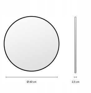 Edaxo Okrągłe lustro ścienne LØOP, Ø 60 cm 7