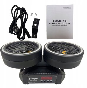 Lampa studyjna Evolights EVOLIGHTS LUMEN ROTO DUO ruchomy efekt oświetleniowy 7