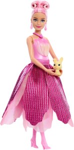 Lalka Barbie Mattel Petal Pop Kwiatowa niespodzianka Różowy tulipan (JMF57) 5