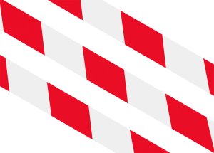 Neo Taśma ostrzegawcza biało-czerwona 50 mm x 100 m 23