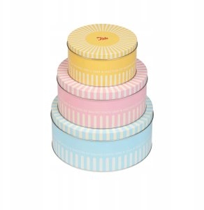 Tala Puszki metalowe RETRO 3 szt. / Tala 2