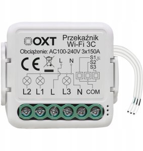 OXT Moduł OXT mini sterownik rolet żaluzji kąt pochylenia lameli WiFi+RF TUYA T229 8