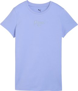 Puma Koszulka damska Puma ESS Script Tee fioletowa 691760 60 L 2