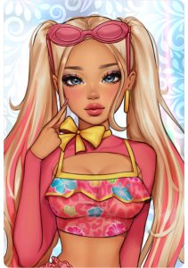 Broen PHM DRESS TO IMPRESS LALKA BUBLE GUM GAL 9