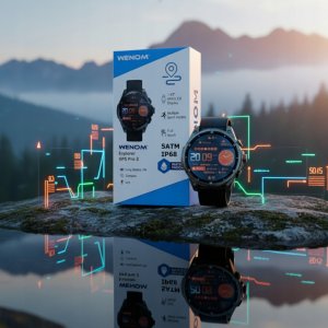 Smartwatch Wenom Smartwatch Męski Wenom Explorer Pro 2 GPS AMOLED Wodoodporny 5ATM Sportowy 3