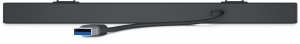 Dell DELL Listwa Dźwiękowa Slim SB521A 3.6W Czarna Przewodowa 3