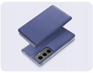 Hello Case Etui z Klapką Do Samsung Galaxy S24 Plus (Granatowe, Magnetyczne, Zamykane) 2