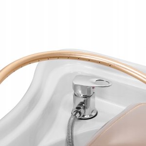 Activeshop Myjnia fryzjerska z leżanką Head Spa Gabbiano 017 beżowa 9