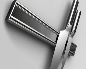 Bisbell Lustrzana listwa magnetyczna czarna 300mm 2