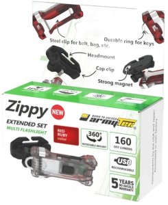 Latarka TOGO Latarka Multifunkcyjna Armytek Zippy Extended Set Red (F06101R) 2