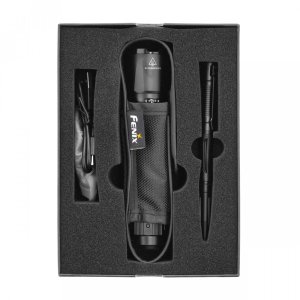 Latarka Fenix Latarka taktyczna LED TK20R V2.0 czarna plus długopis T5 4