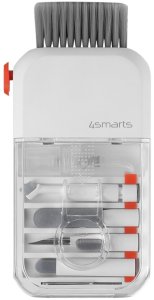 4smarts Wielofunkcyjny zestaw czyszczący 10w1 do telefonów i urządzeń biały 4