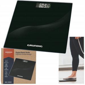Waga łazienkowa Grundig WAGA ŁAZIENKOWA SZKLANA CZARNA GRUNDIG 2