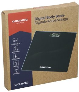 Waga łazienkowa Grundig WAGA ŁAZIENKOWA SZKLANA CZARNA GRUNDIG 3