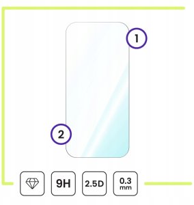 Hello Case 3-PAK Szkło Hartowane Płaskie Do Oppo Reno15c Szybka 9H 2.5D 2
